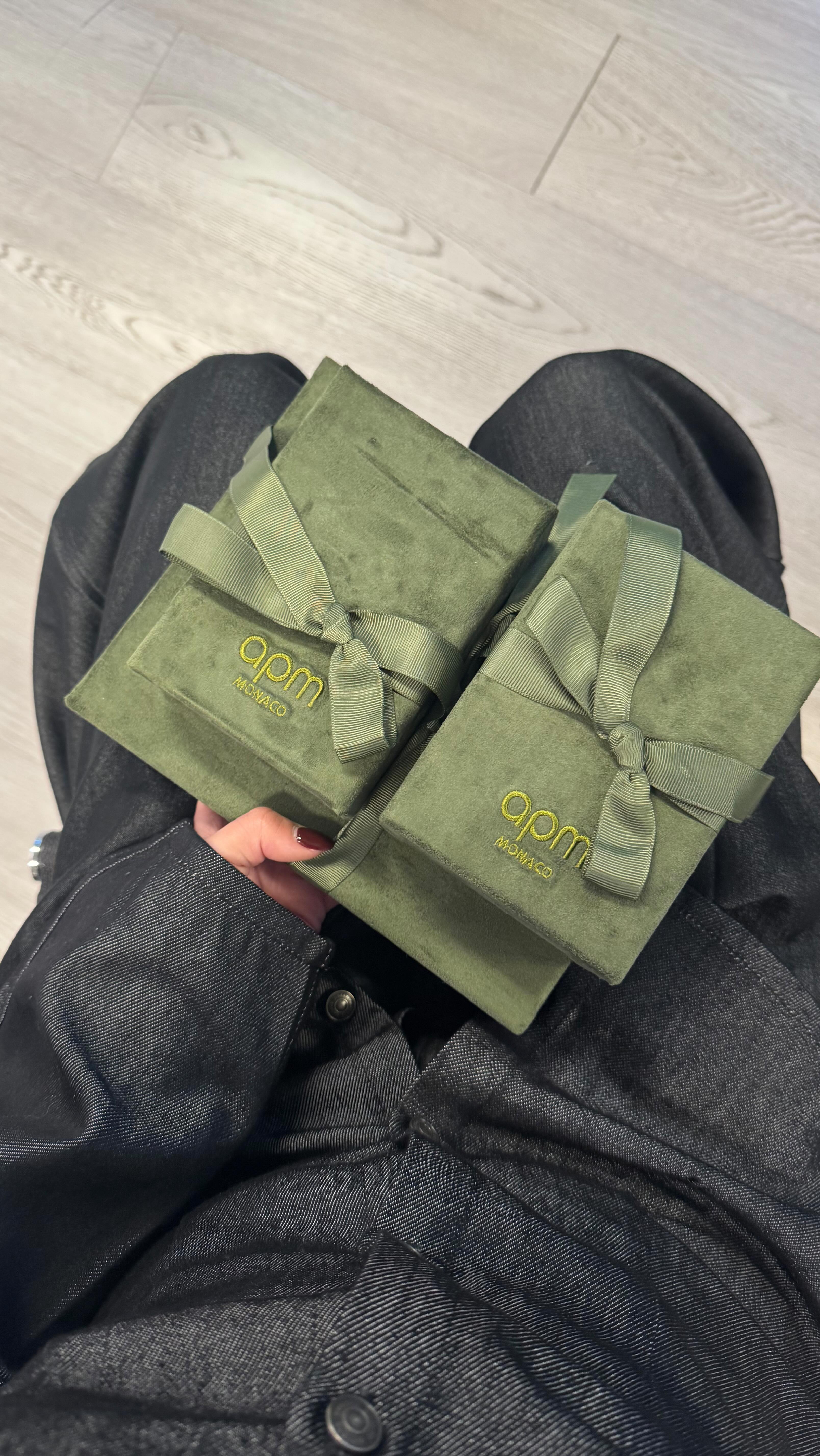 Instagram post by @yasminbarbieri_ for APM Monaco. Caption reads: This season, @apmmonaco turns Rome’s Sanpietrini....