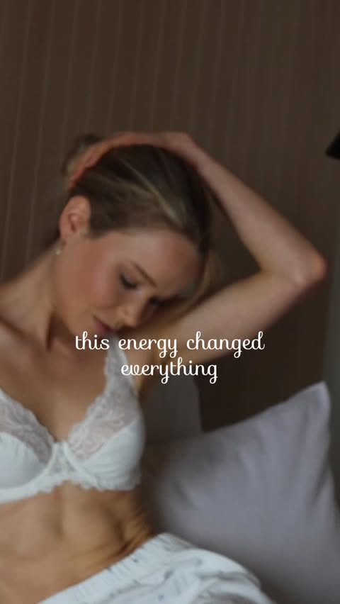 Instagram post by @cosimabeil for Hunkemöller. Caption reads: some mornings just feel different… softer. slower.....