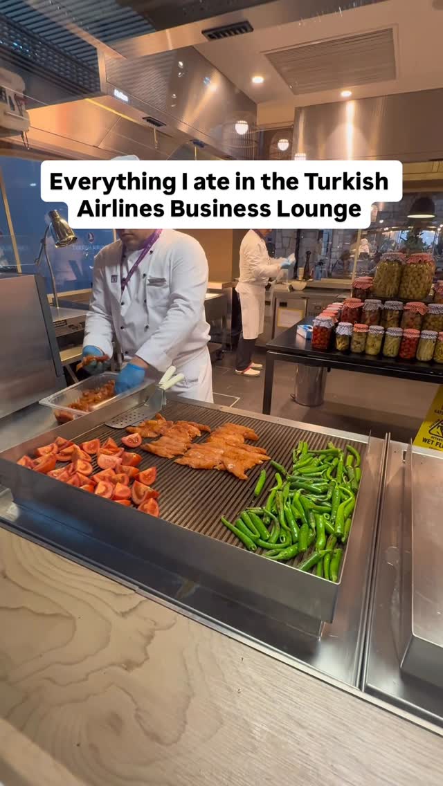 Instagram post by @authentic_traveling for Turkish Airlines. Caption reads: @turkishairlines has the best food!

Especially in....