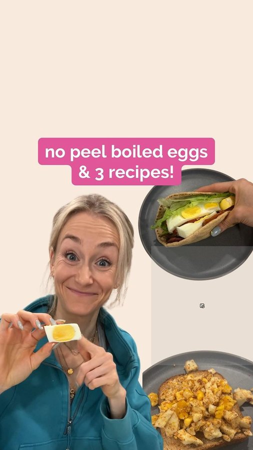 Instagram post by @no.food.rules for Incredible Egg. Caption reads: Egg Loaf Hack + 3 Delish Combos! [Sponsored by....