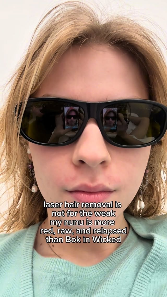 Instagram post by @reecekellyy_ for LaserAway. Caption reads: rejecting big bush winter @laseraway....