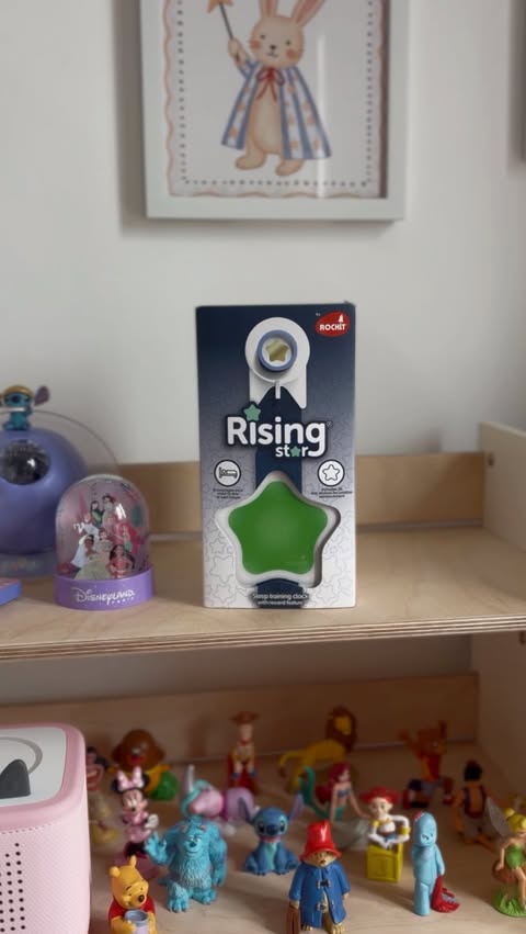 Instagram post by @cnfleetwood for Rockit. Caption reads: [...] the Rising Star sleep trainer from....
