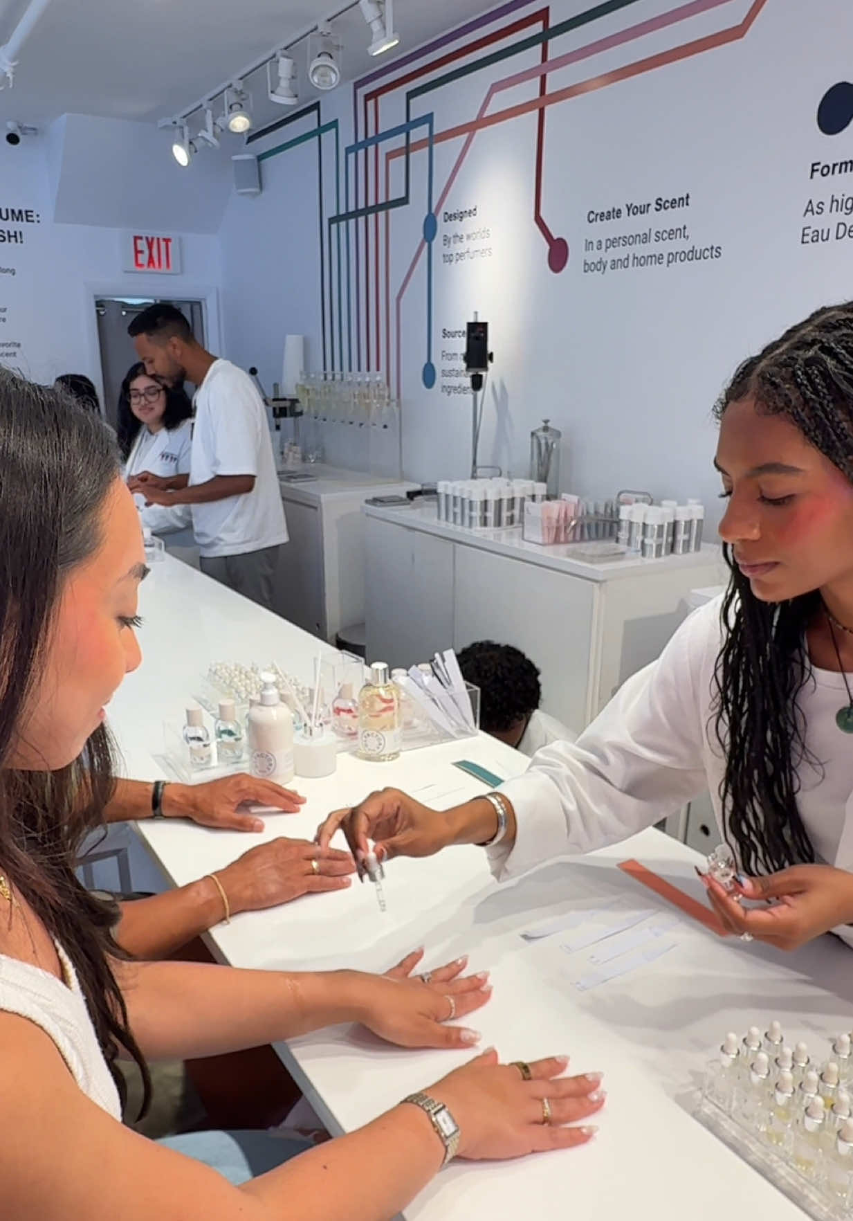 TikTok post by @tamaragabriellee for Olfactory NYC. Caption reads: [...] signature sent to my collection 🫶🏻....