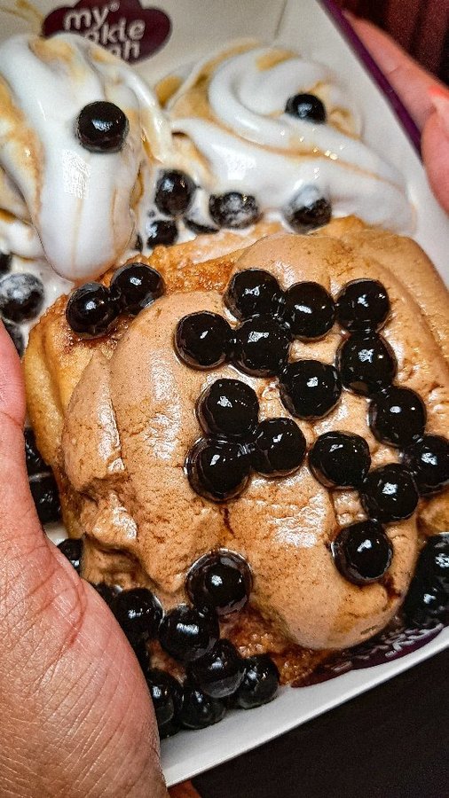 Instagram post by @bubbletea_boss for mycookiedough. Caption reads: [...] Decided to put up a Reel showing my....