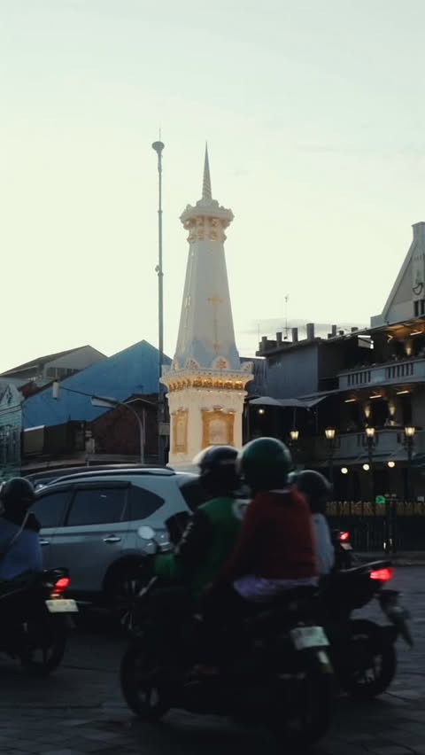 Instagram post by @random.visit for Fujifilm. Caption reads: Selalu ada alasan buat kembali ke Jogja, kota yang....