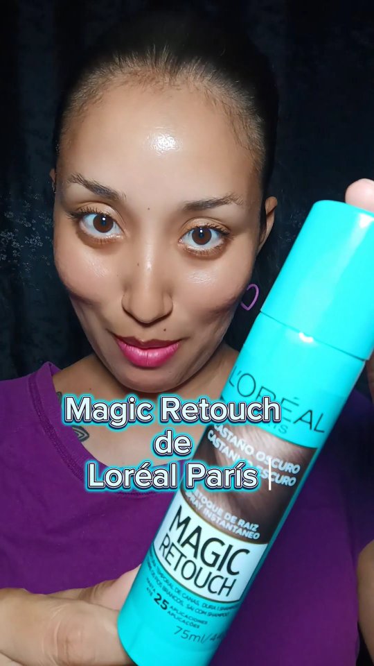 Instagram post by @lopezalejandracorona for Crownbloggers. Caption reads: Clean look con Magic Retouch de Loréal París 🩵....