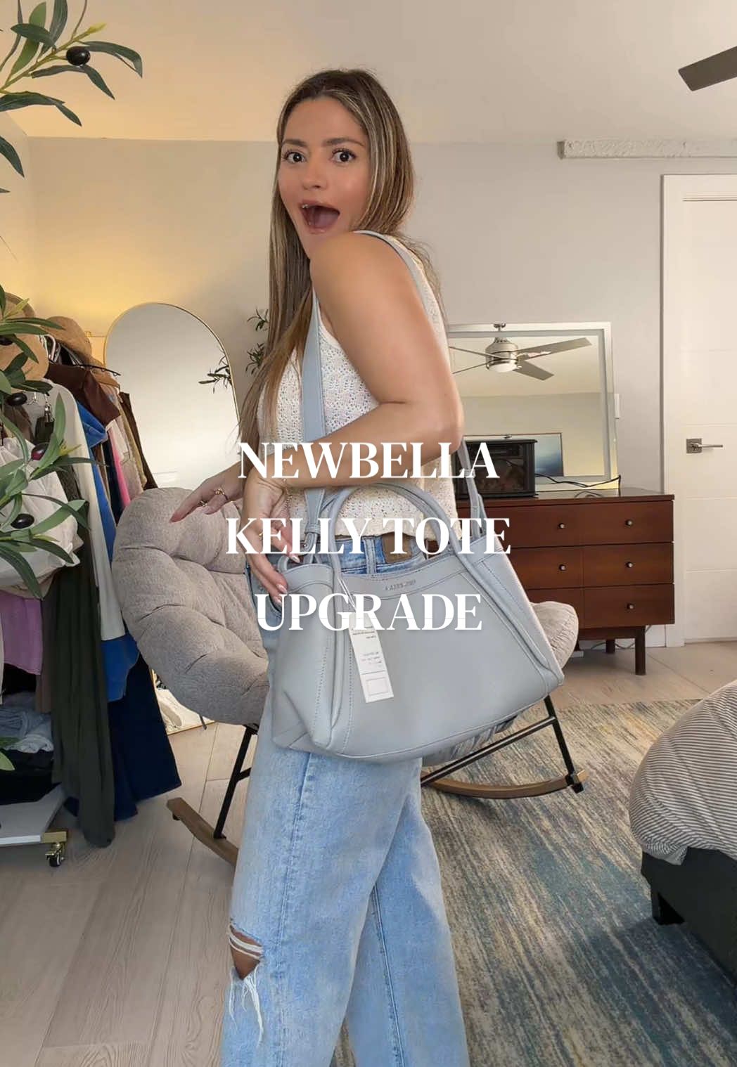 TikTok post by @ashleyorganic for NEWBELLA. Caption reads: [...] new upgraded color is your favorite?....