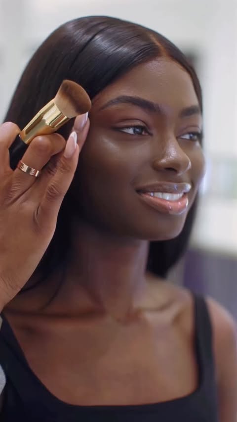 Instagram post by @berniciaboateng for Selfridges. Caption reads: I’ve been an Estée Lauder Double Wear loyalist for....