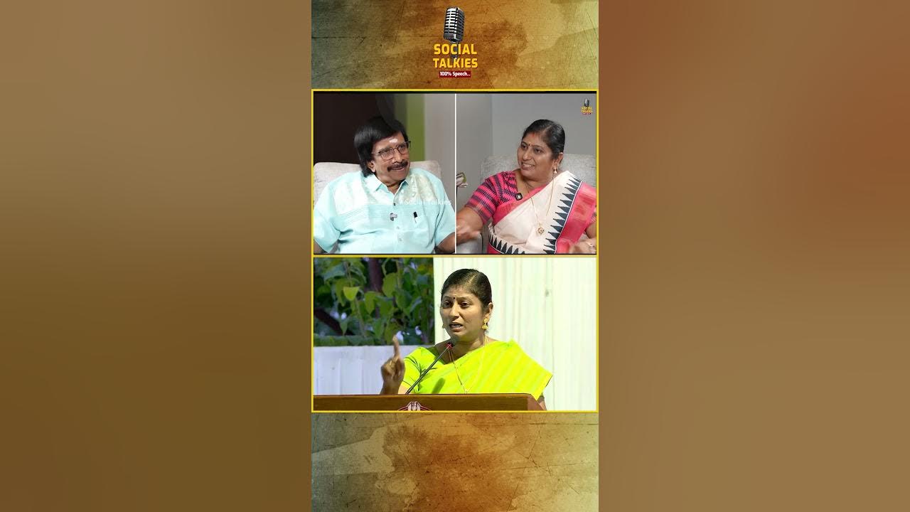 YouTube post by @SocialTalkies for The Co Being. Caption reads: கல்வி என்னுடைய வாழ்க்கையில் ஏற்படுத்திய மாற்றம் -....