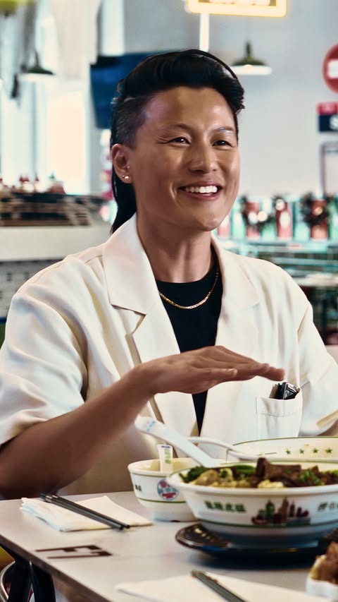 Instagram post by @chefmelissaking for Porsche USA. Caption reads: For @chefmelissaking, the perfect order isn’t just....