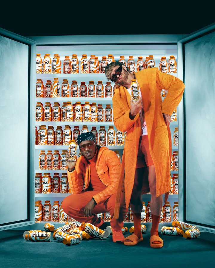 Instagram post by @ksi for DrinkPrime. Caption reads: [...] Exclusively at @circlekstores #DRINKPRIME....