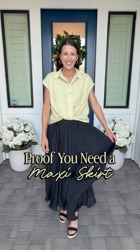 Instagram post by @jvalpintor for Chicwish. Caption reads: Proof you need a maxi skirt! Three different vibes....