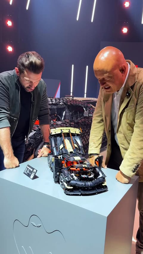 Instagram post by @mrjww for LEGO. Caption reads: [...] works after building the new @lego Technic....