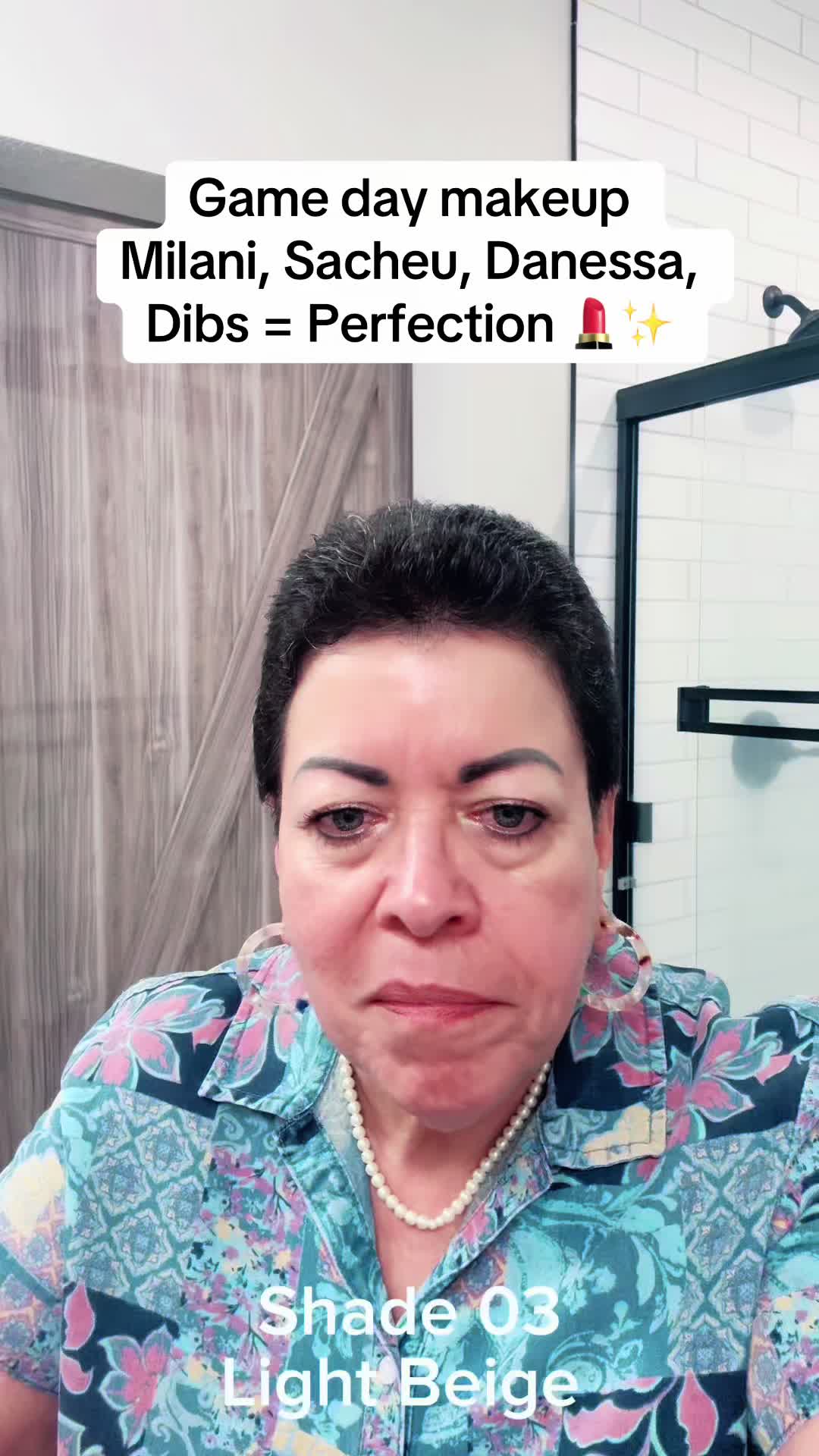 TikTok post by @iluv2eety for DIBS Beauty. Caption reads: [...] Cosmetics @SACHEU Beauty US @DIBSBEAUTY....