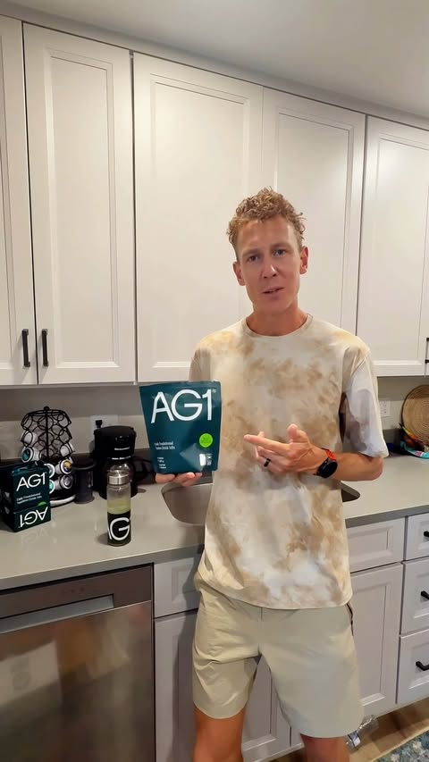 Instagram post by @daniel.c.jones for AG1. Caption reads: [...] to announce my new partnership with....