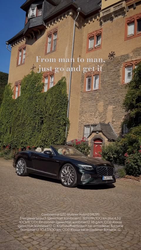 Instagram post by @dr.patma for Bentley Motors. Caption reads: Anzeige | Sometimes it’s worth it to hustle for....