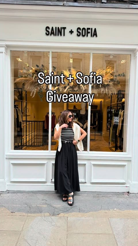 Instagram post by @lbstylesyou for Saint and Sofia. Caption reads: [...] you a giveaway with the amazing....