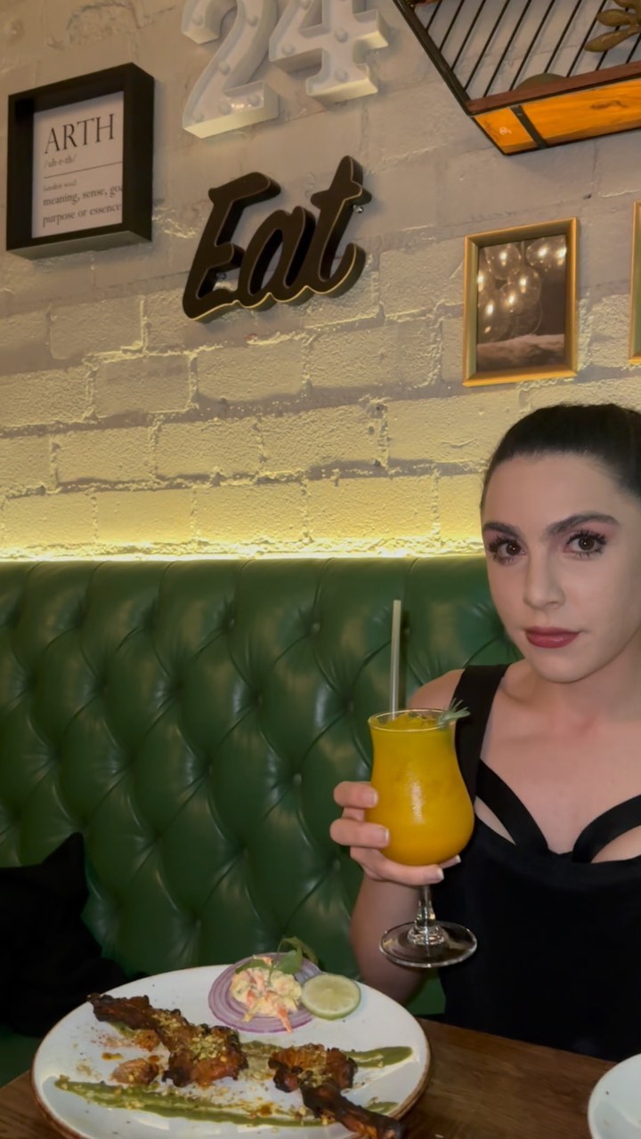 Instagram post by @inshapenurse for Eater LA. Caption reads: urban, Indian-inspired restaurant where the locals....