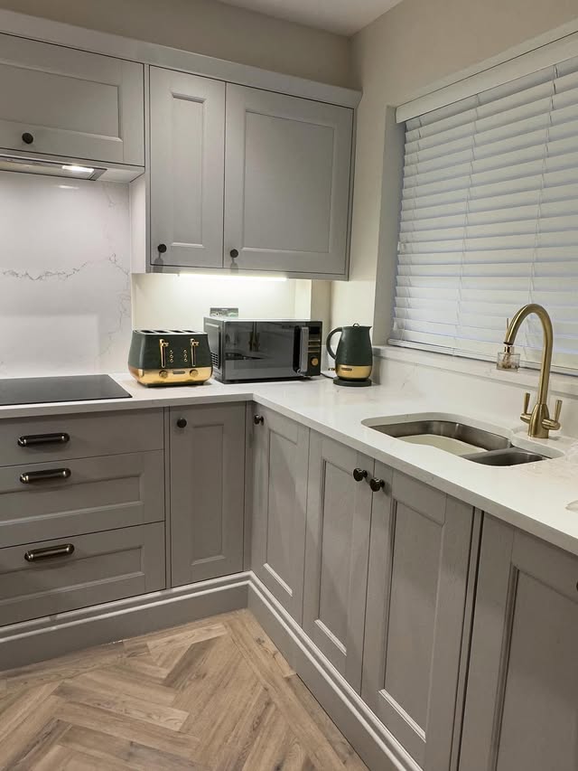 Instagram post by @our1970cheshirereno for Morphy Richards. Caption reads: [...] after with our new appliances 🤩....