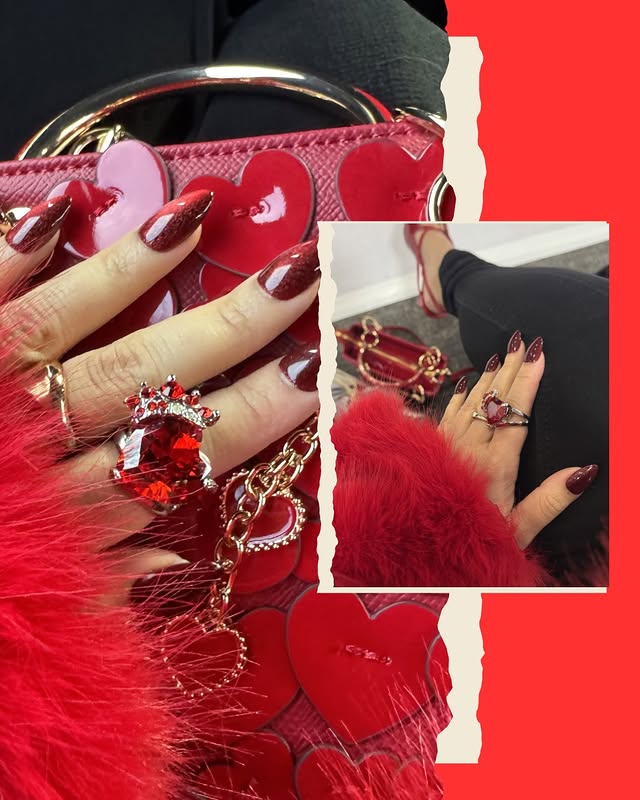 Instagram post by @misschanteller for Glamnetic. Caption reads: All in the details 💅 Nail inspo with @glamnetic....