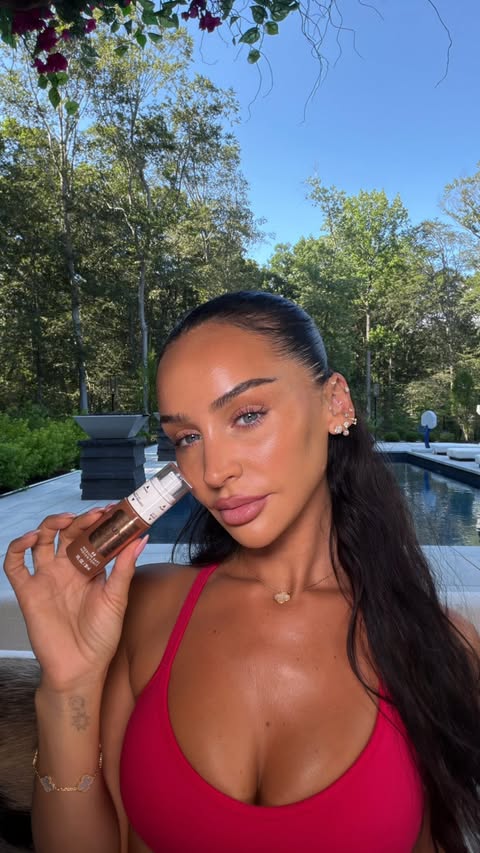 Instagram post by @carlibel for COVERGIRL. Caption reads: sunkissed grwm using my favorite @covergirl....