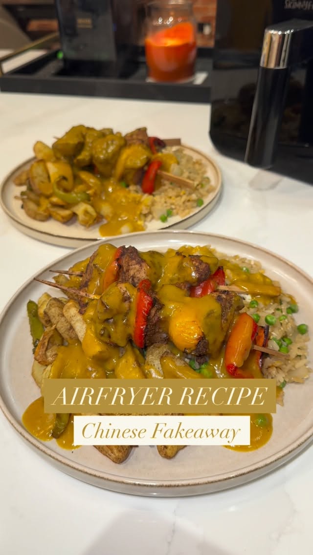 Instagram post by @boothys_sw_insta19 for The Skinny Food Co. Caption reads: We never order a Chinese takeaway since I started....