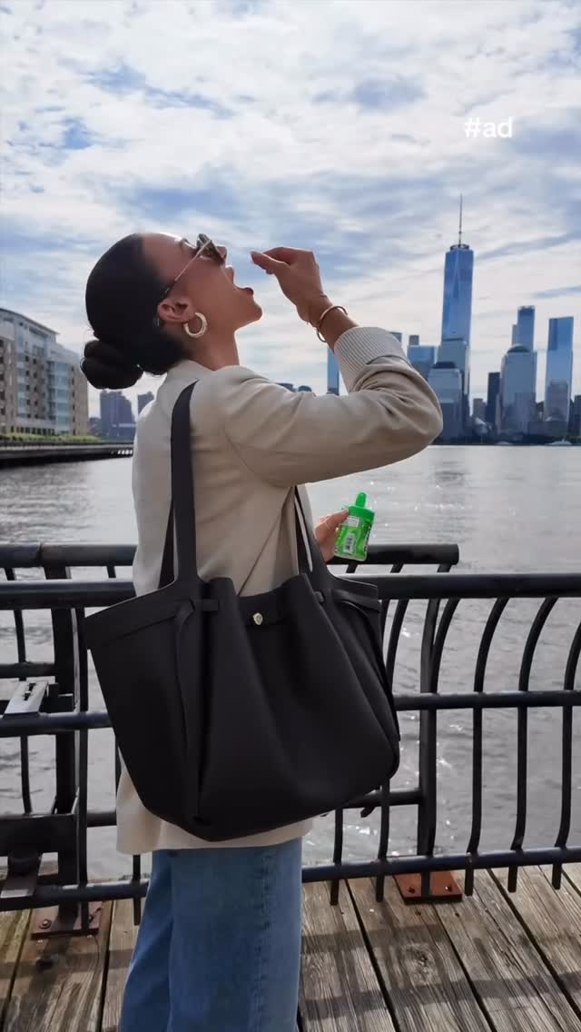 Instagram post by @gillianxgrace for Trident Gum. Caption reads: This was the best solo date of my life, and it all....