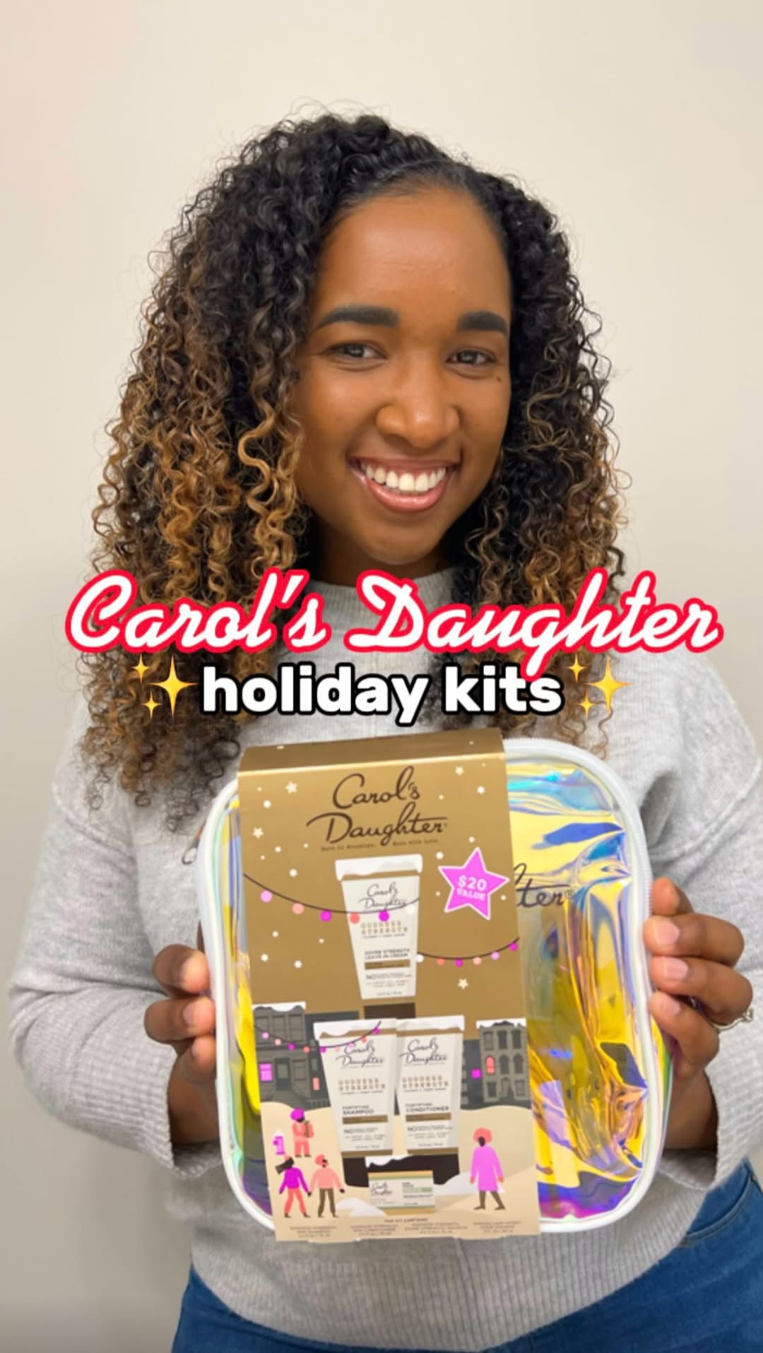 Instagram post by @inmyblackcart for Carol's Daughter. Caption reads: Hair breakage, be gone! 🙅🏾‍♀️ Carol’s Daughter....