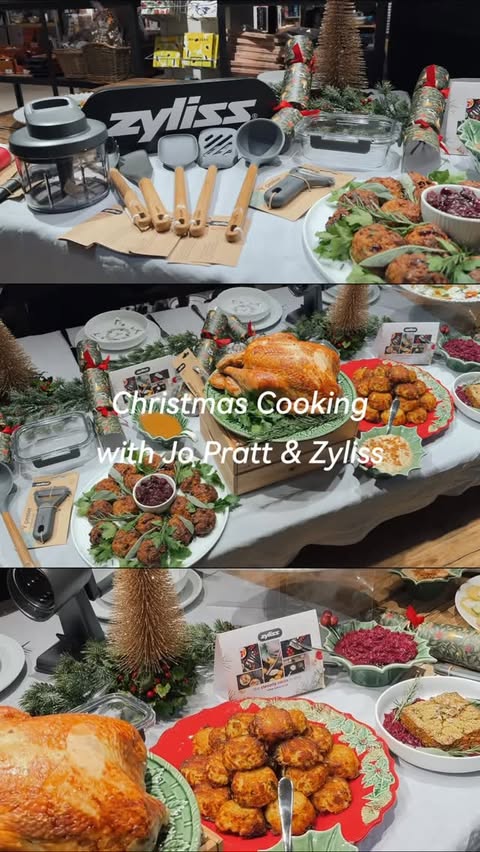 Instagram post by @feastwithgoulders for Zyliss. Caption reads: It’s officially time, the first Christmas event of....