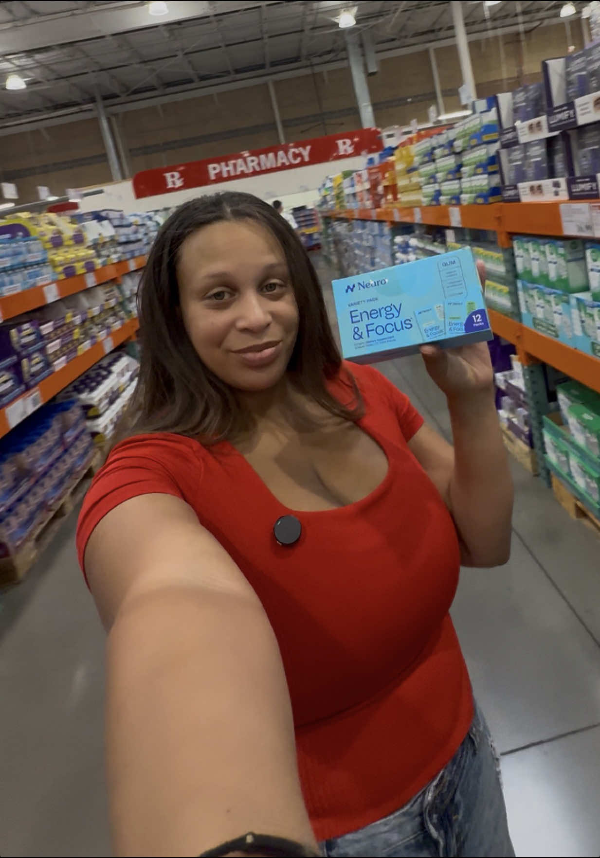 TikTok post by @reneesnews for Neuro. Caption reads: #Ad Neuro Gum is literally saving me while I’m in....