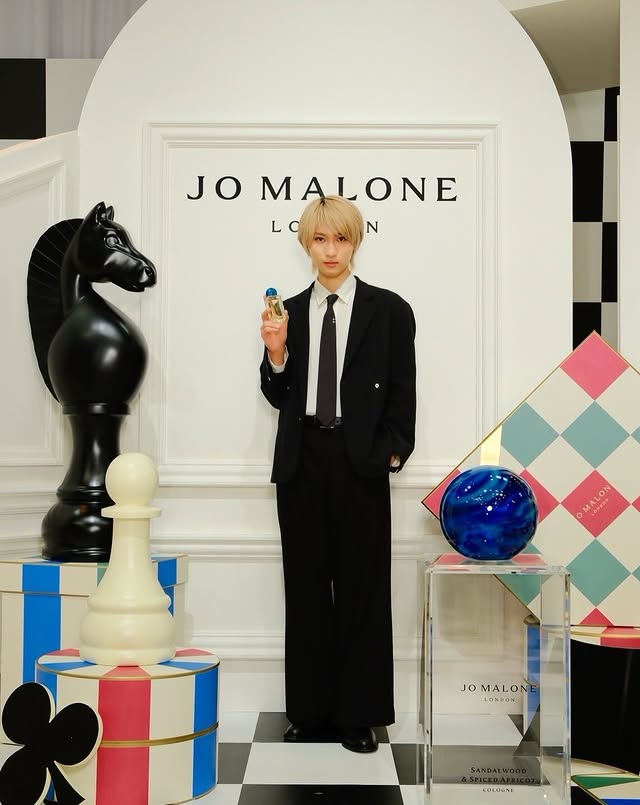 Instagram post by @hayate_kumakun_official for Jo Malone London. Caption reads: [...] スペース オーにて開催

#JoMaloneLondon.