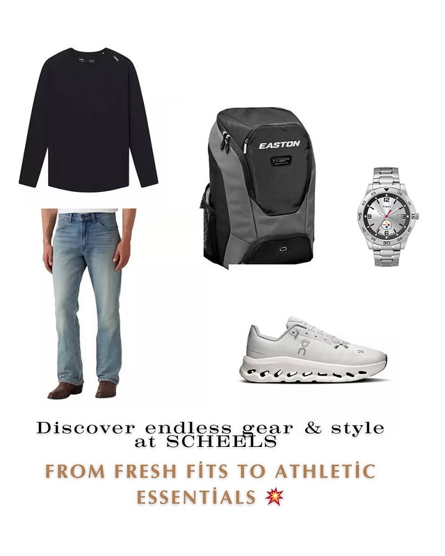 Instagram post by @sonmezlife for SCHEELS. Caption reads: @scheelssports All things sport, style, and [...].