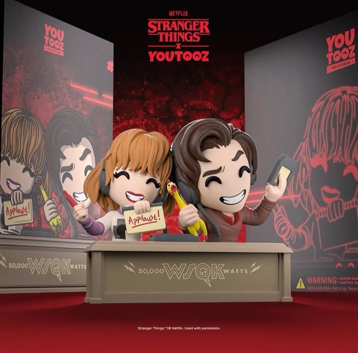 Instagram post by @funkopopsnews for Youtooz. Caption reads: Things are getting Strange .. YouTooz teases their....