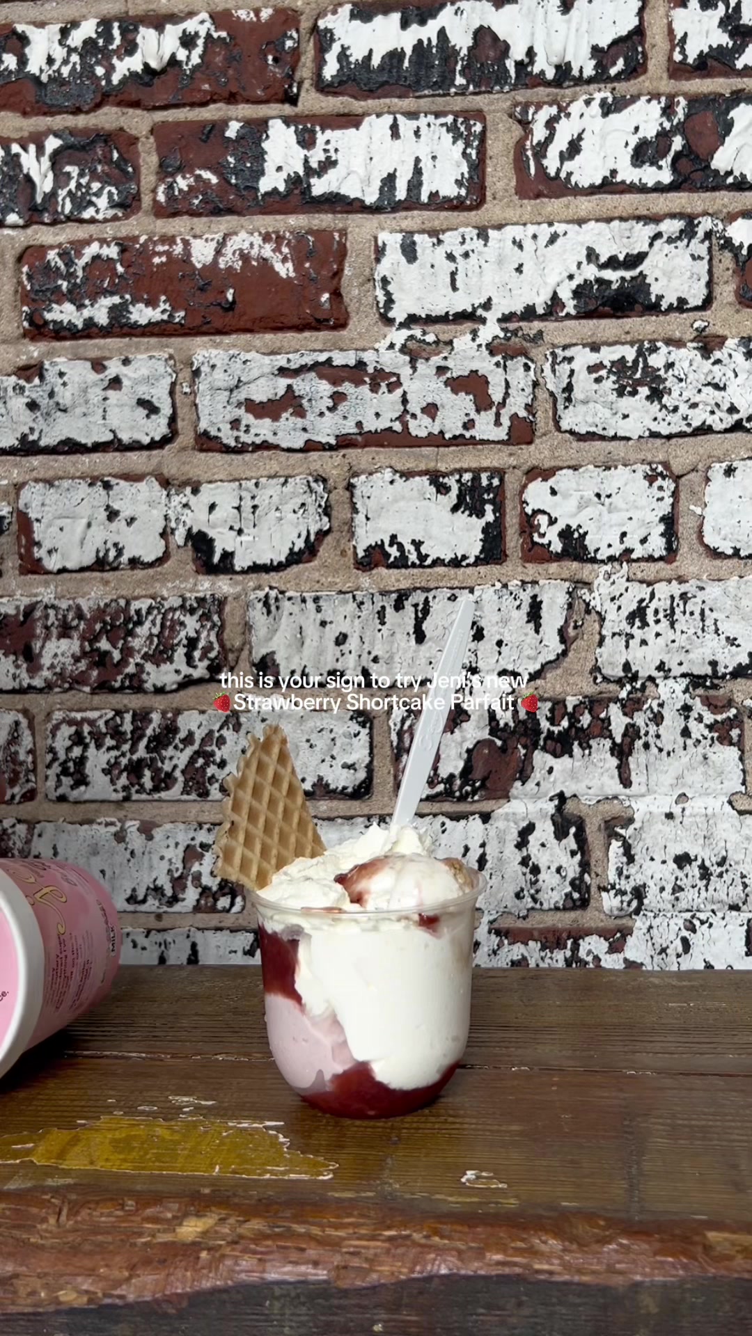 TikTok post by @iixykay for Jeni's Splendid Ice Creams. Caption reads: You all have to head to @Jeni’s Splendid Ice....