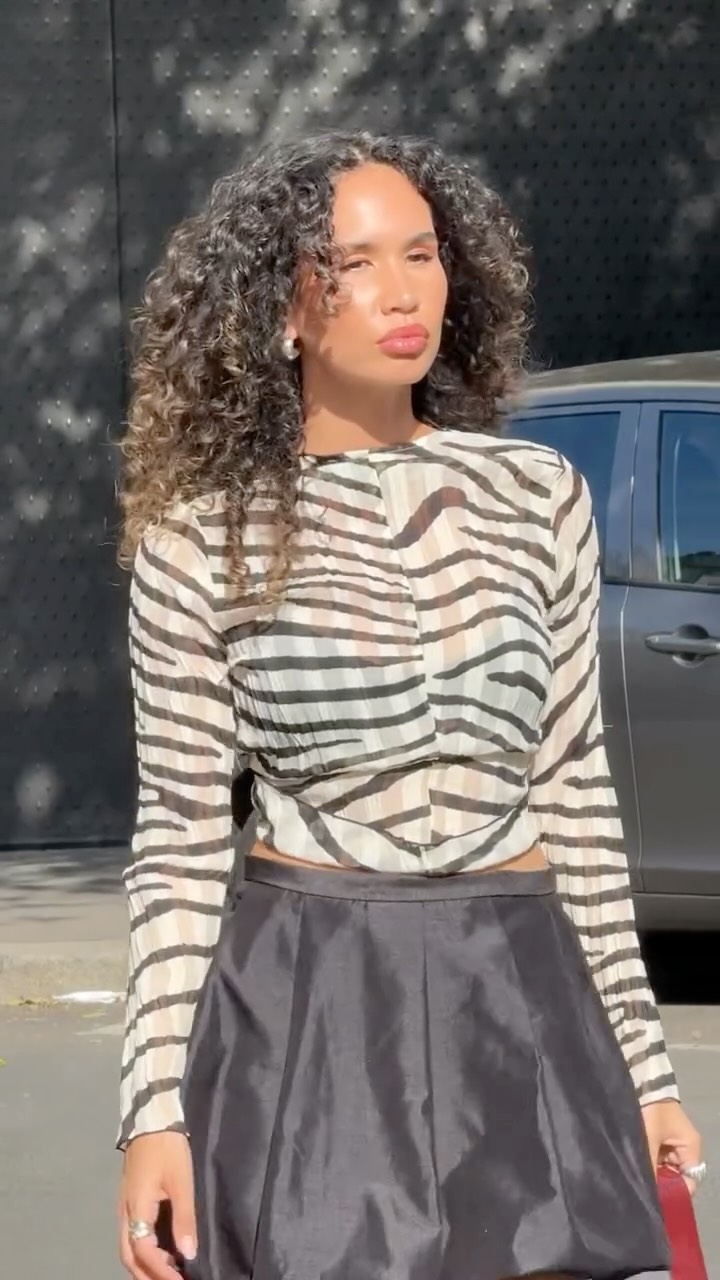 Instagram post by @sabrinkrstc for Le Petit Lunetier. Caption reads: keep on fallin' 
into fits saved by....