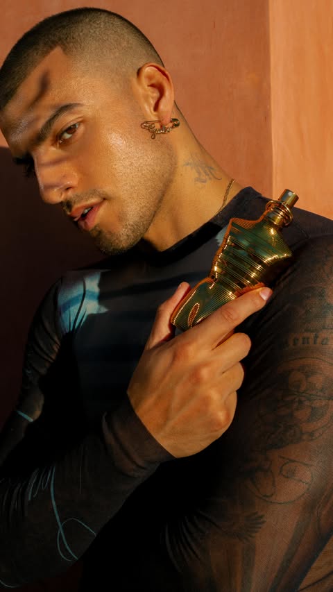 Instagram post by @cylussandoval for JeanPaulGaultier. Caption reads: [...] in your own story, lies within....