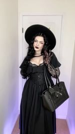 Instagram post by @vocallyshook for Blackwood Castle. Caption reads: [...] - Eclipse __ 🦇1: • Top and Skirt -....