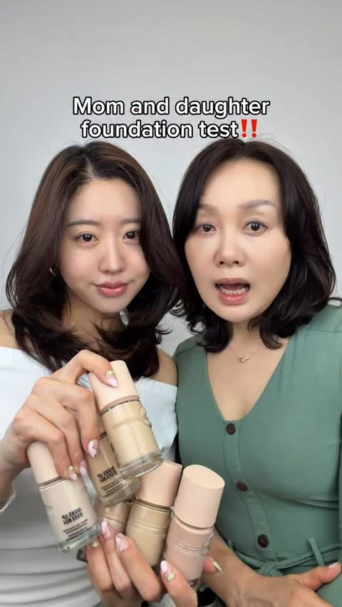 Instagram post by @jooshica for MAKE UP FOR EVER. Caption reads: This @makeupforever foundation is perfect for mom....