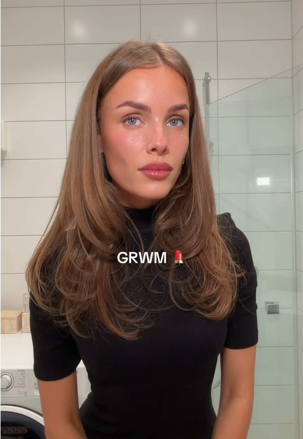 TikTok post by @josievogt for CAIA Cosmetics. Caption reads: [...] a christmas party with help from @CAIA....