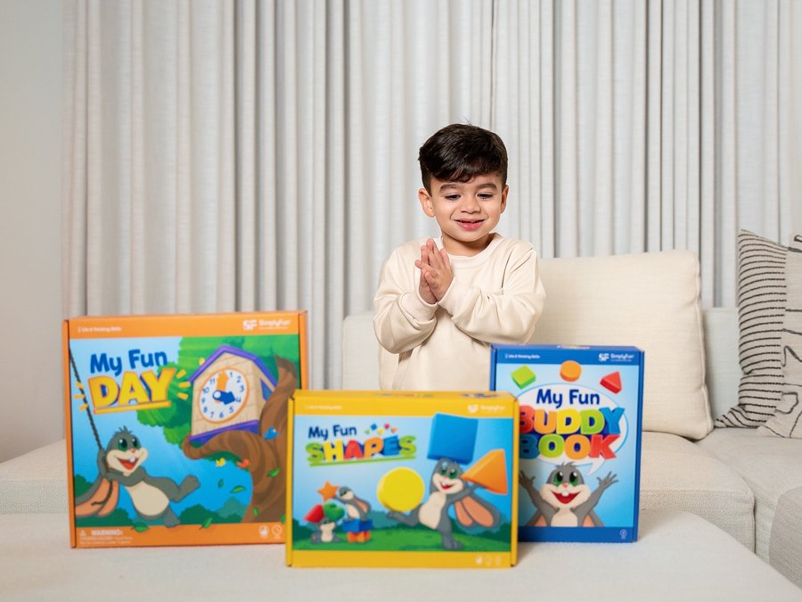 Instagram post by @ericaamarks for SimplyFun. Caption reads: [...] easy and fun! 🌟 With My Fun Set from....