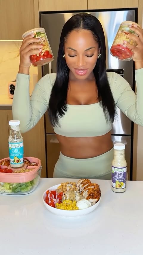 Instagram post by @christine.elizabeth for Primal Kitchen. Caption reads: [...] for recipes & dressings!🥗 #ad
Get....