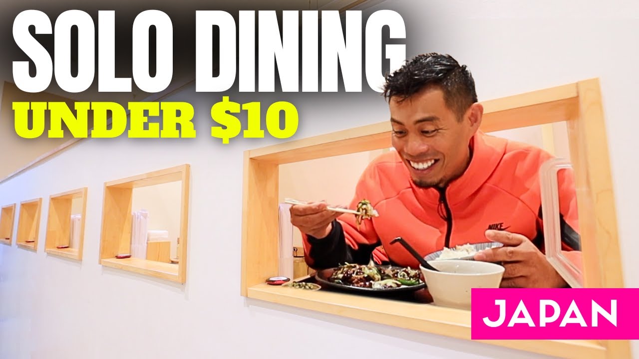 YouTube post by @PaolofromTOKYO for Squarespace. Caption reads: Best Solo Dining Japanese Restaurants in Tokyo....