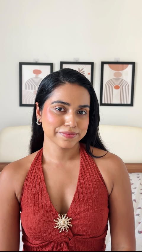 Instagram post by @anamishraa for Lovechild. Caption reads: [...] your hands on the 4 in 1 skin tint by....