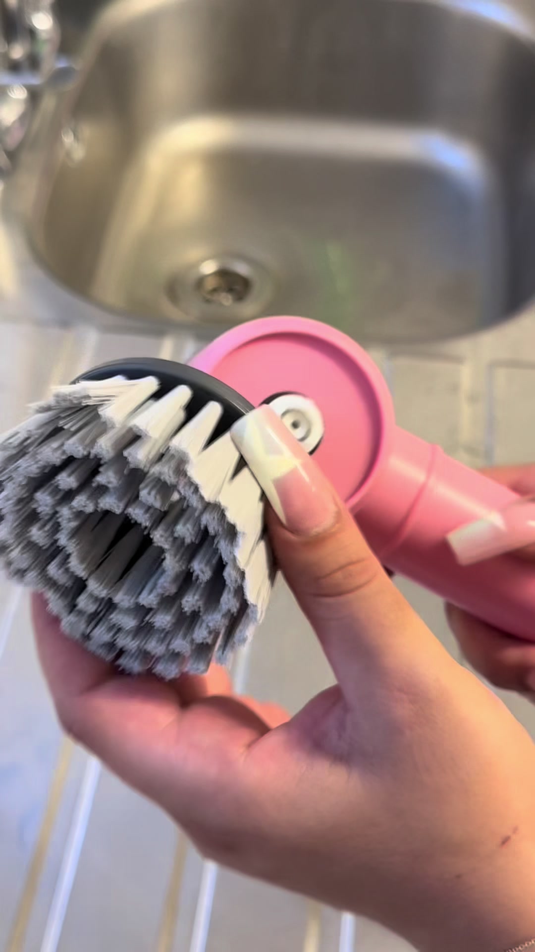 TikTok post by @cleanaway20 for SwanbrandSA. Caption reads: When you have a love for @Swan Brand UK pink range.