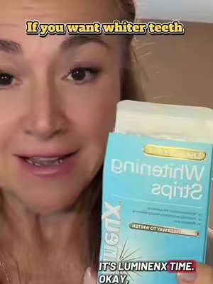 TikTok post by @chargenxstyle for Lumineux. Caption reads: [...] the harsh whitening experience. I tried....