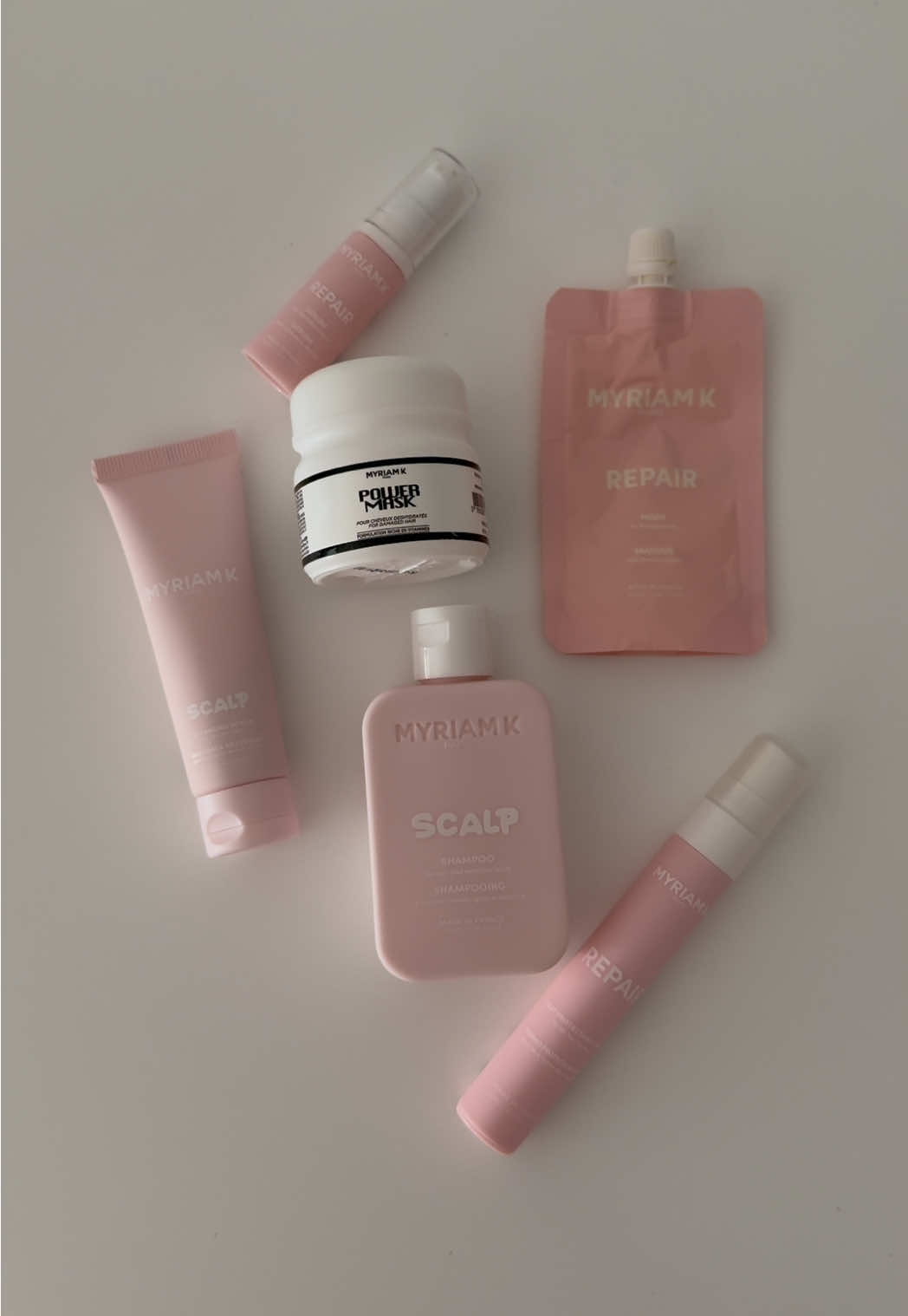 TikTok post by @iva.beautyy for MYRIAM•K PARIS. Caption reads: Obsessed with mini products @MYRIAM•K PARIS®....