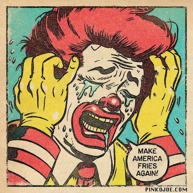 Instagram post by @pinko_joe for NBC News. Caption reads: [...] fries at a Pennsylvania McDonald’s. Via....