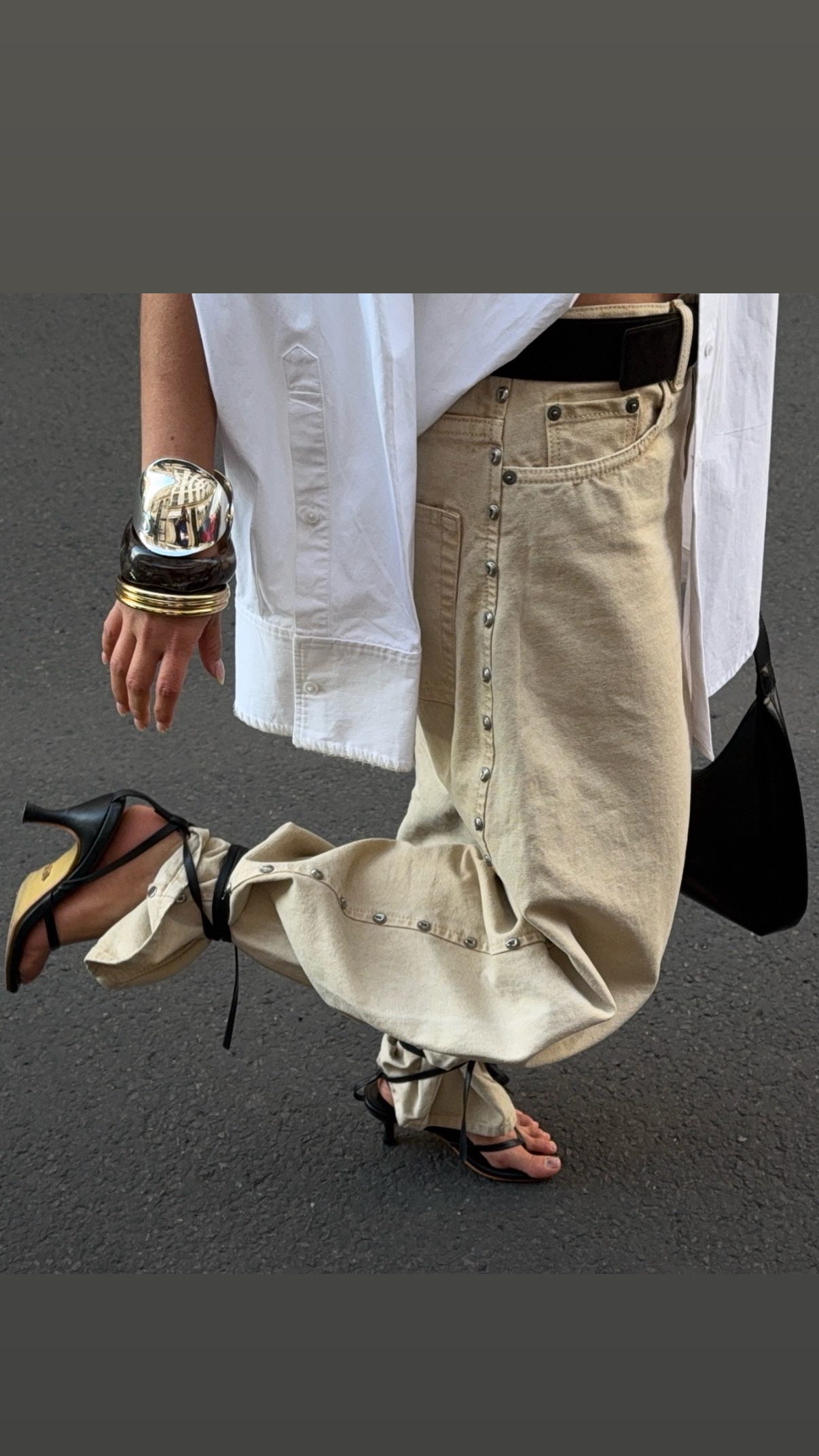 Instagram post by @maeva.demoura for Courir. Caption reads: Summer getaway starts now 💕 On the move with my....