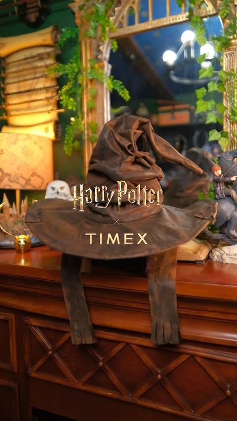 Instagram post by @myharrypottercorner for Timex. Caption reads: Time flies when you’re making magic ⚡⌚️ @timex....