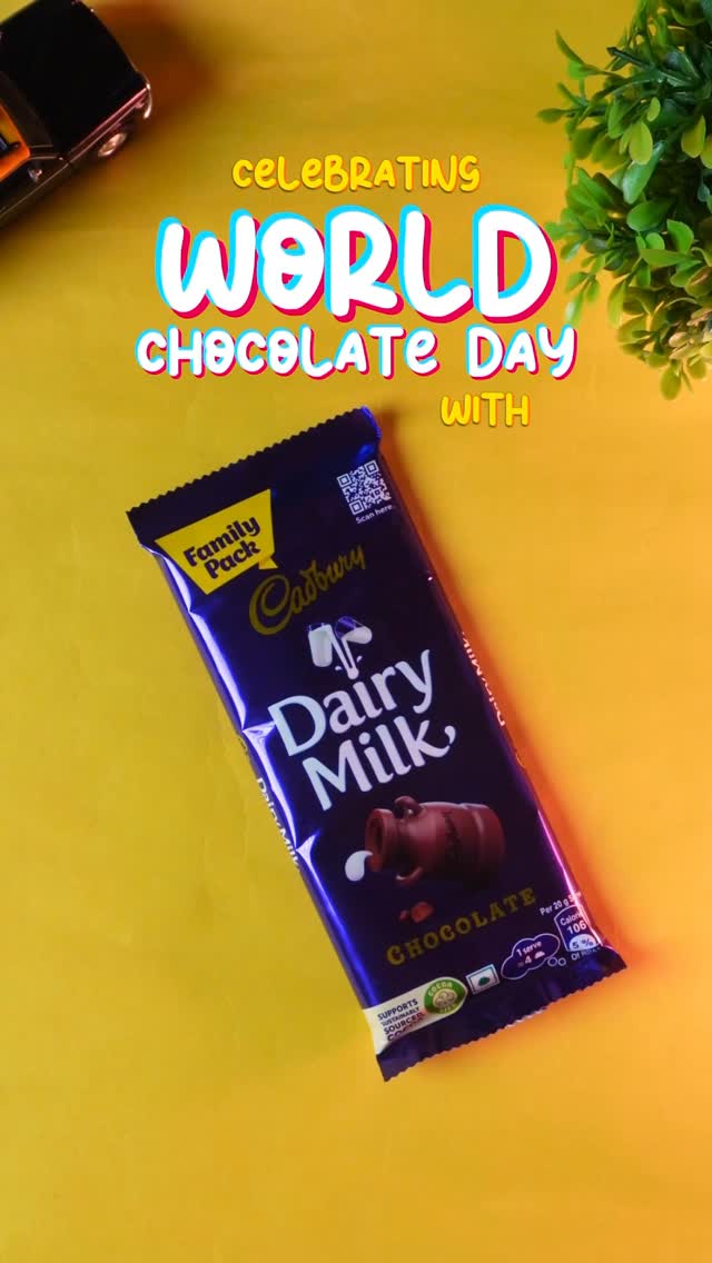 Instagram post by @doodle_nath for Cadbury Dairy Milk. Caption reads: Let’s celebrate the world chocolate day with our....